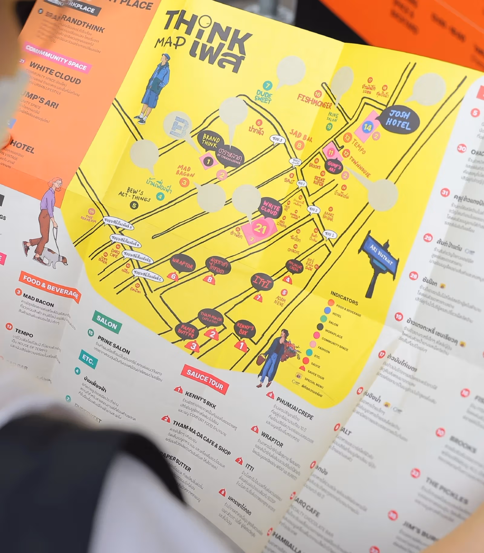 Map from an earlier Think Fest edition
