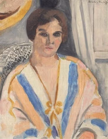 Henri Matisse의 Femme en costume oriental(1920) 작품 이미지