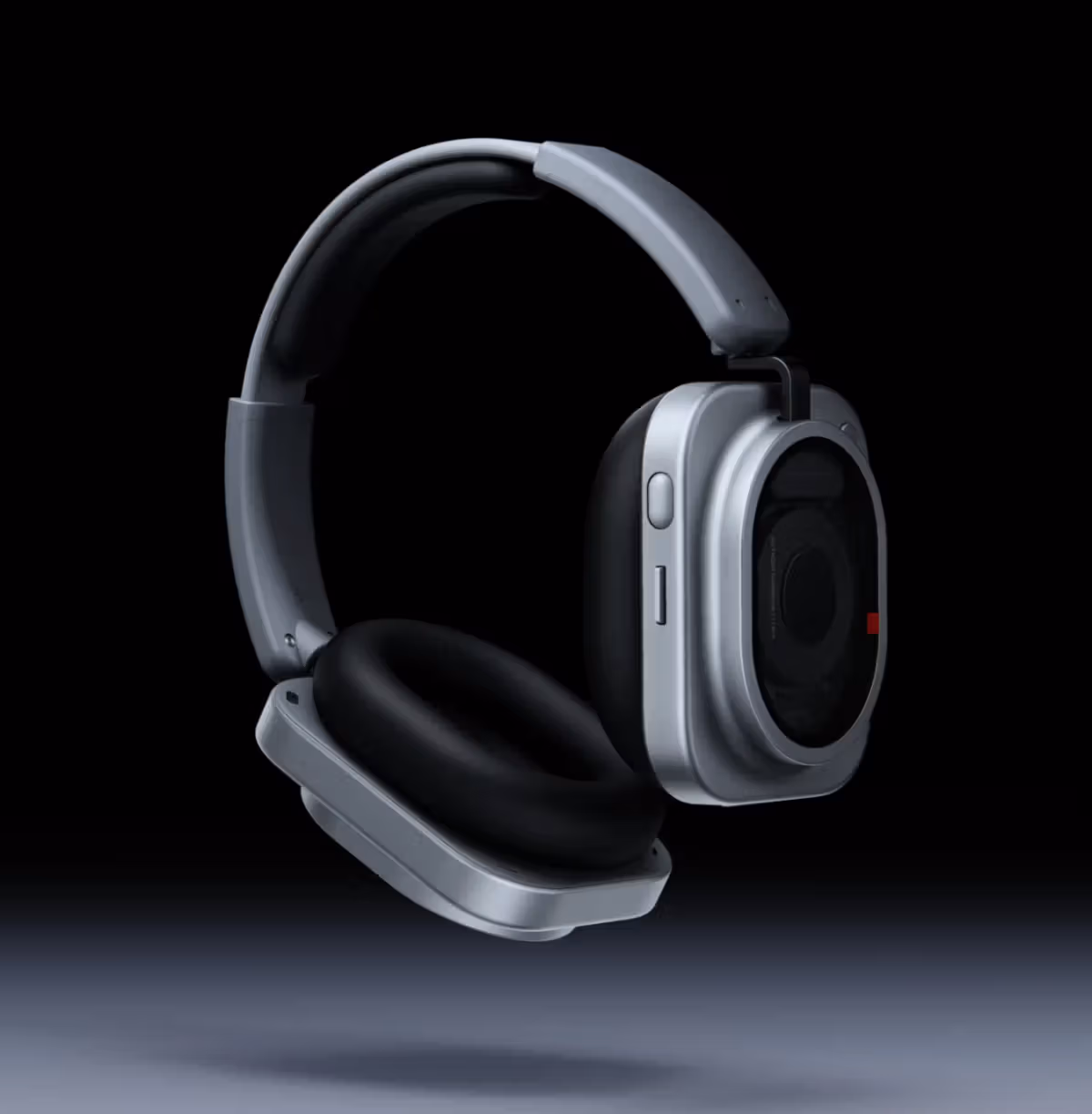 A black Headphone (1) Pro product image shows its transparent exterior and earcup structure.