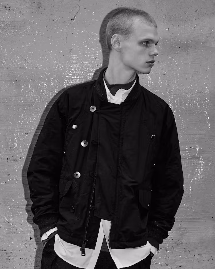 White Mountaineering × ALPHA ครั้งที่สาม: แจ็กเก็ตบินและโค้ตฮู้ดสีดำ เปิด 31 ตุลาคม