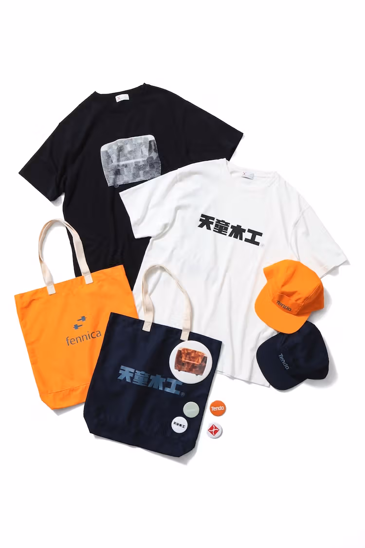 天童木工与fennica合作T恤帽子提袋及徽章