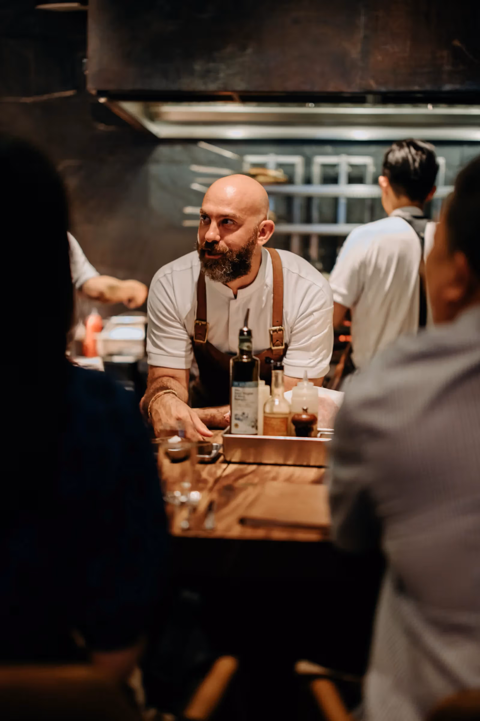 Dave Pynt beside the Burnt Ends kitchen counter