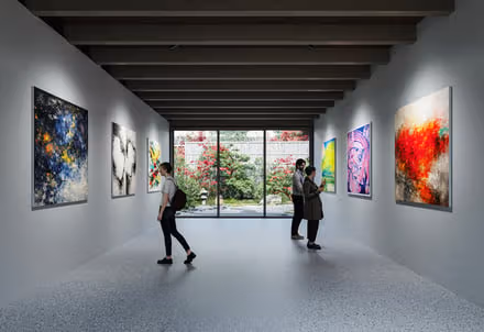 Arashiyama Collective gallery interior planning visualization