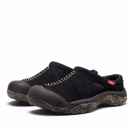 黑色KEEN Providence PHILEO Clog与外露缝线