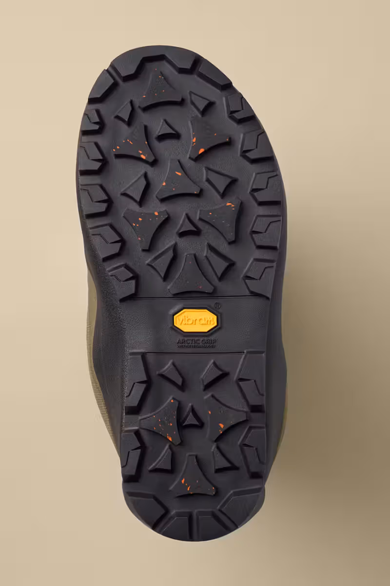 Postour外靴の黒いVibramソール