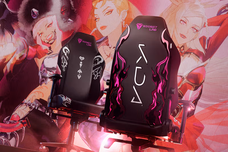 Secretlab TITAN Evo KDA FIRESTARTER chair front and back