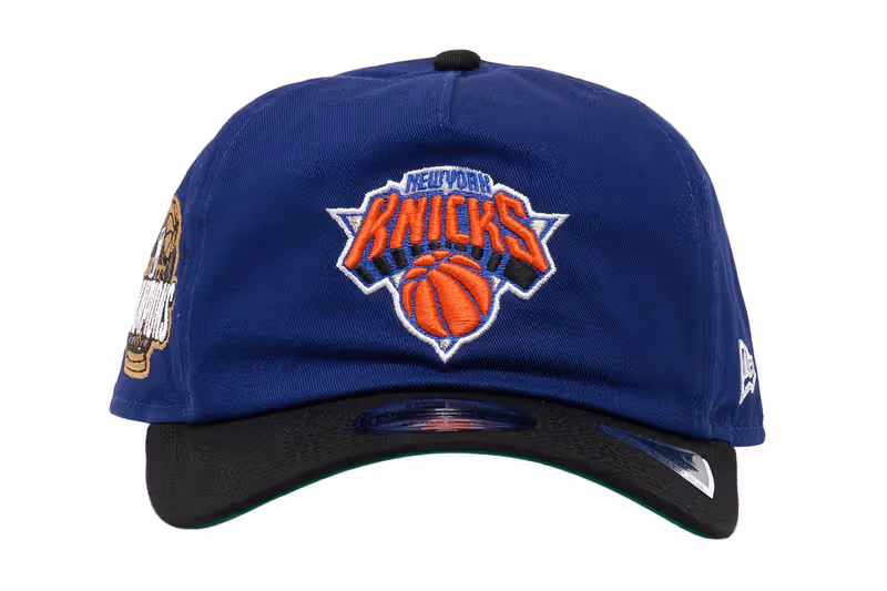 Nepenthes New Era Knicks 파란 모자와 검은 챙
