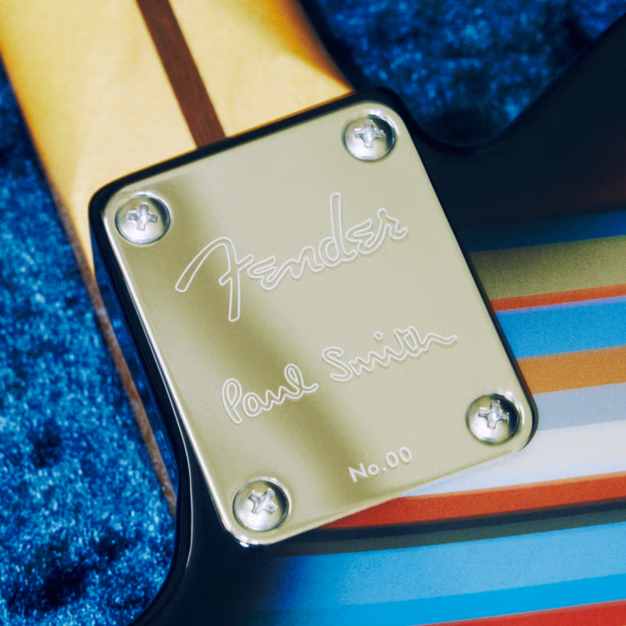 Collaboration Telecaster neck-plate detail