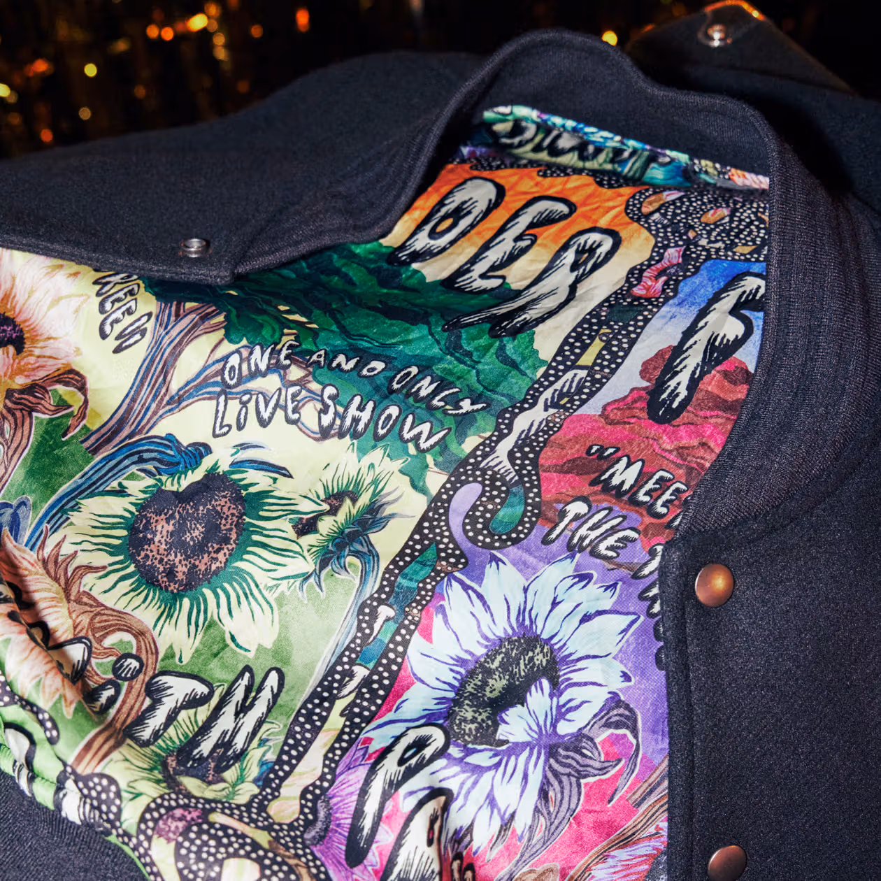 Paul Smith Fender colourful jacket lining
