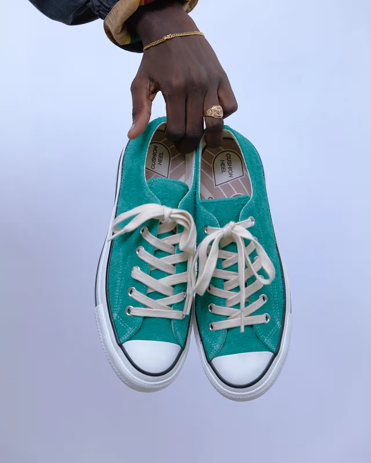 エメラルドのCHUCK TAYLOR SUEDE OX