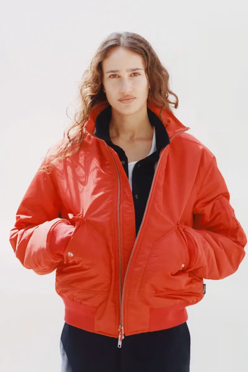 แจ็กเก็ตสั้นแดง Stüssy Holiday26