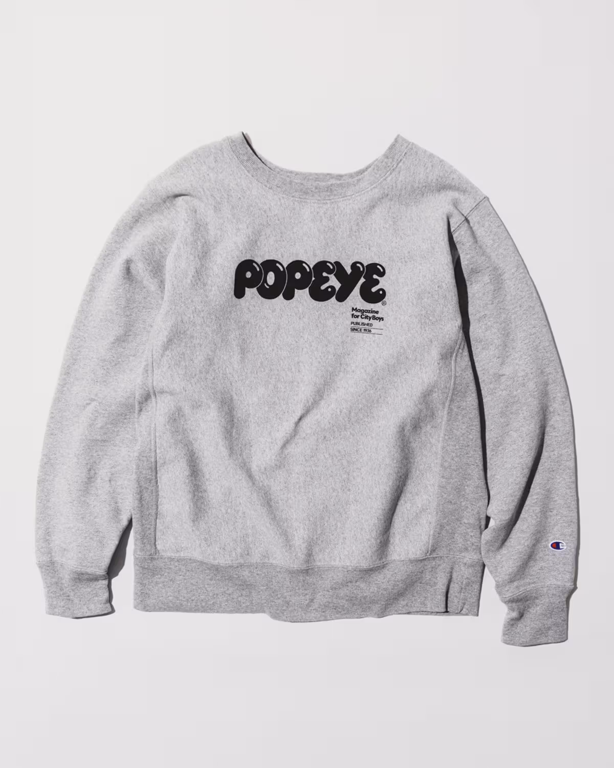 Champion POPEYE BEAMSグレースウェット正面
