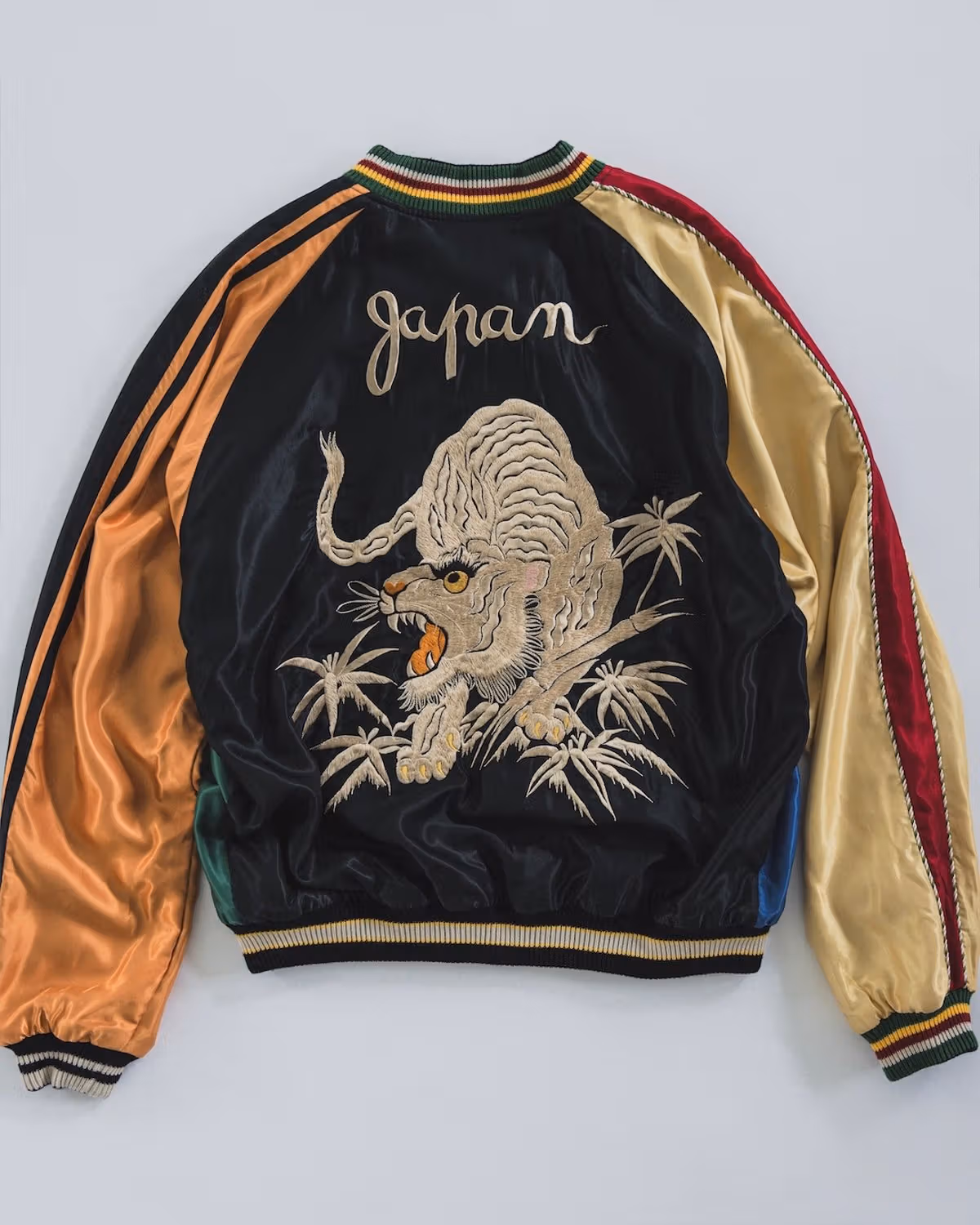 TAILOR TOYO BEAMS tiger-embroidered jacket back