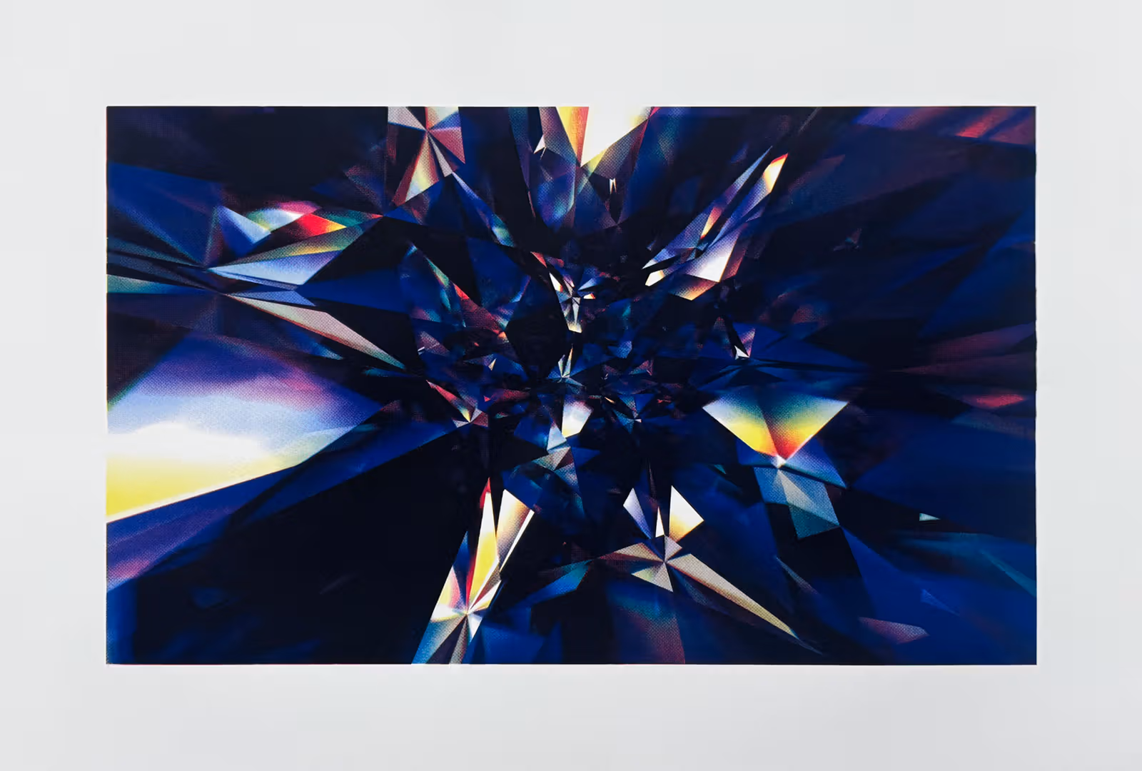 Yichen Ji Lattice Series 晶体绢印作品