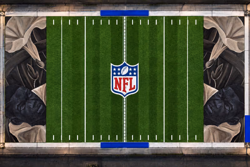 NFL COLOR FIELD Moves Painting Into the End Zone, From Paris to a Planned Miami Edition