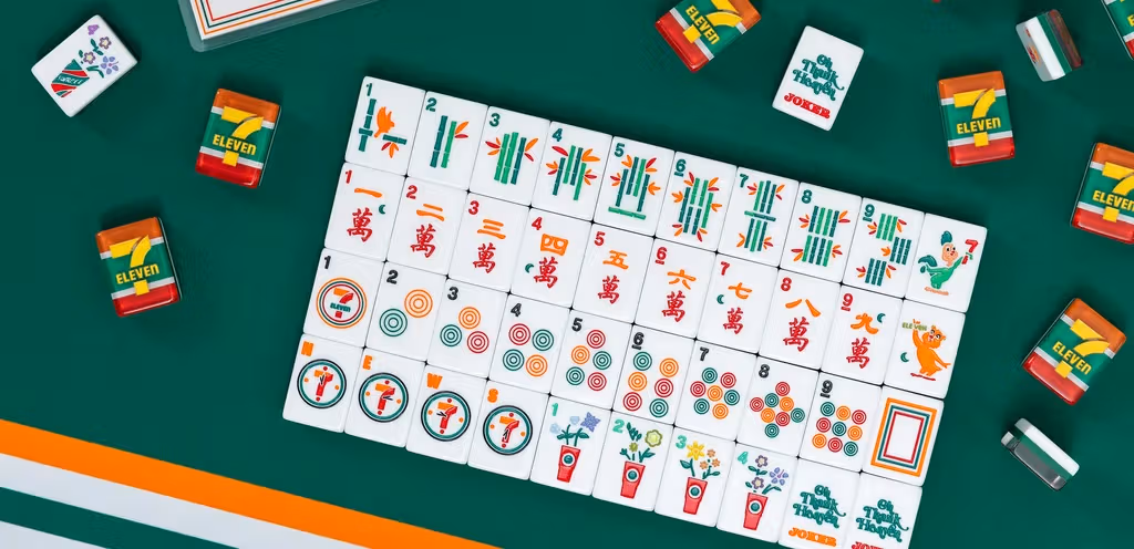 7-Eleven×Bam Bird Boutique, 편의점 상징을160장 미국식 마작패로