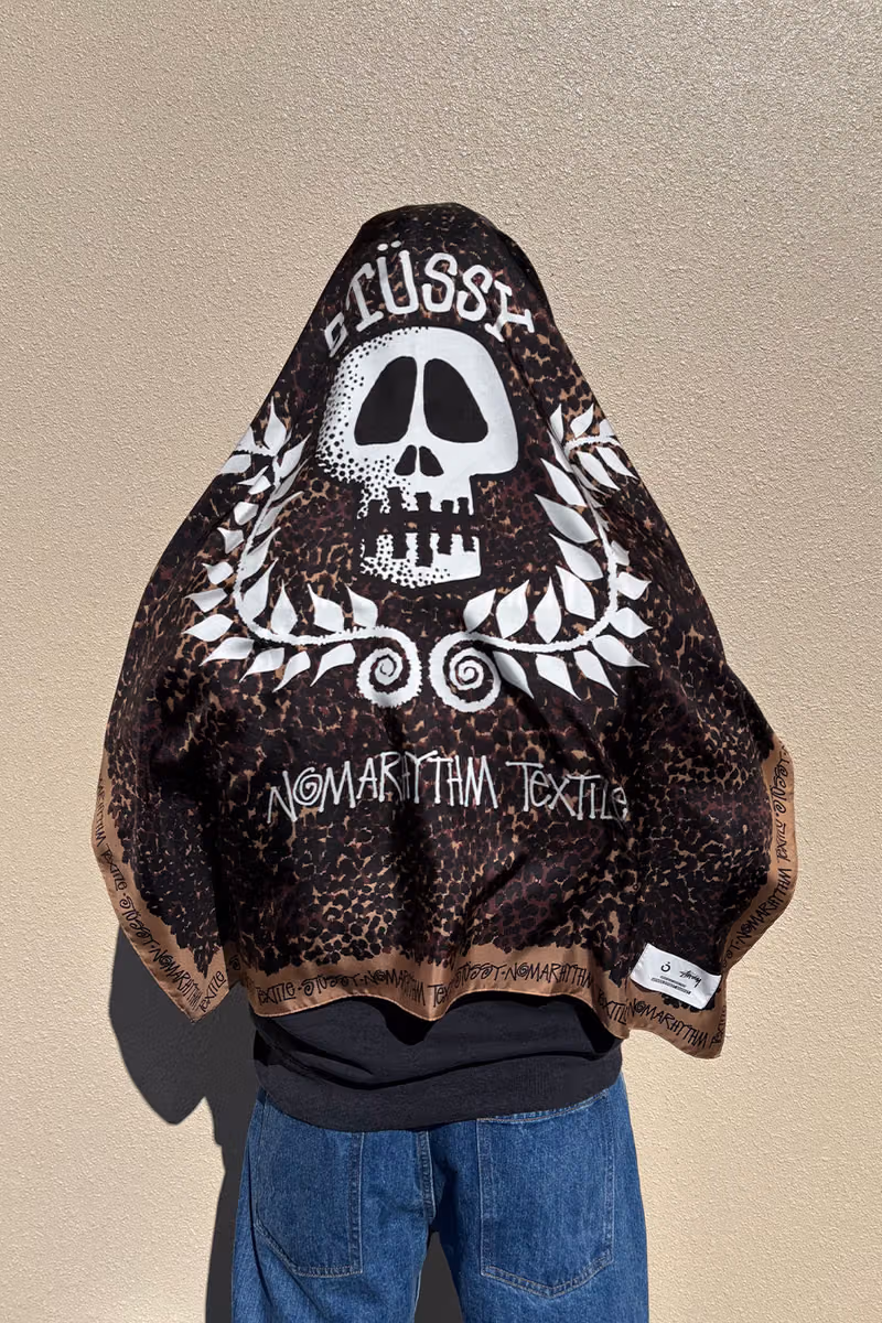 ผ้าเสือดาว Stüssy NÒMARHYTHM คลุมศีรษะไหล่