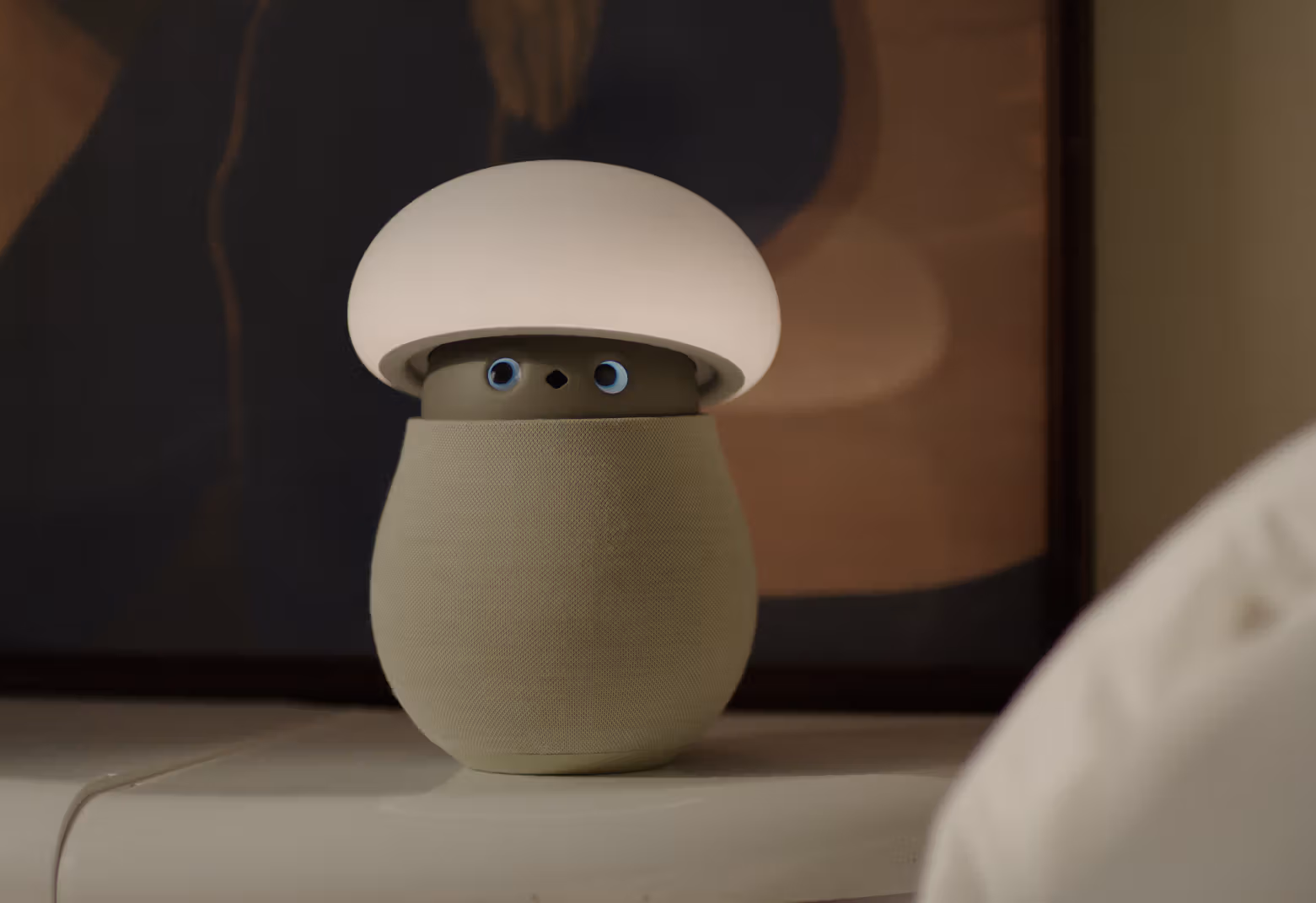 A mushroom lamp with a personality: OKA Mori opens US First Access orders at $649