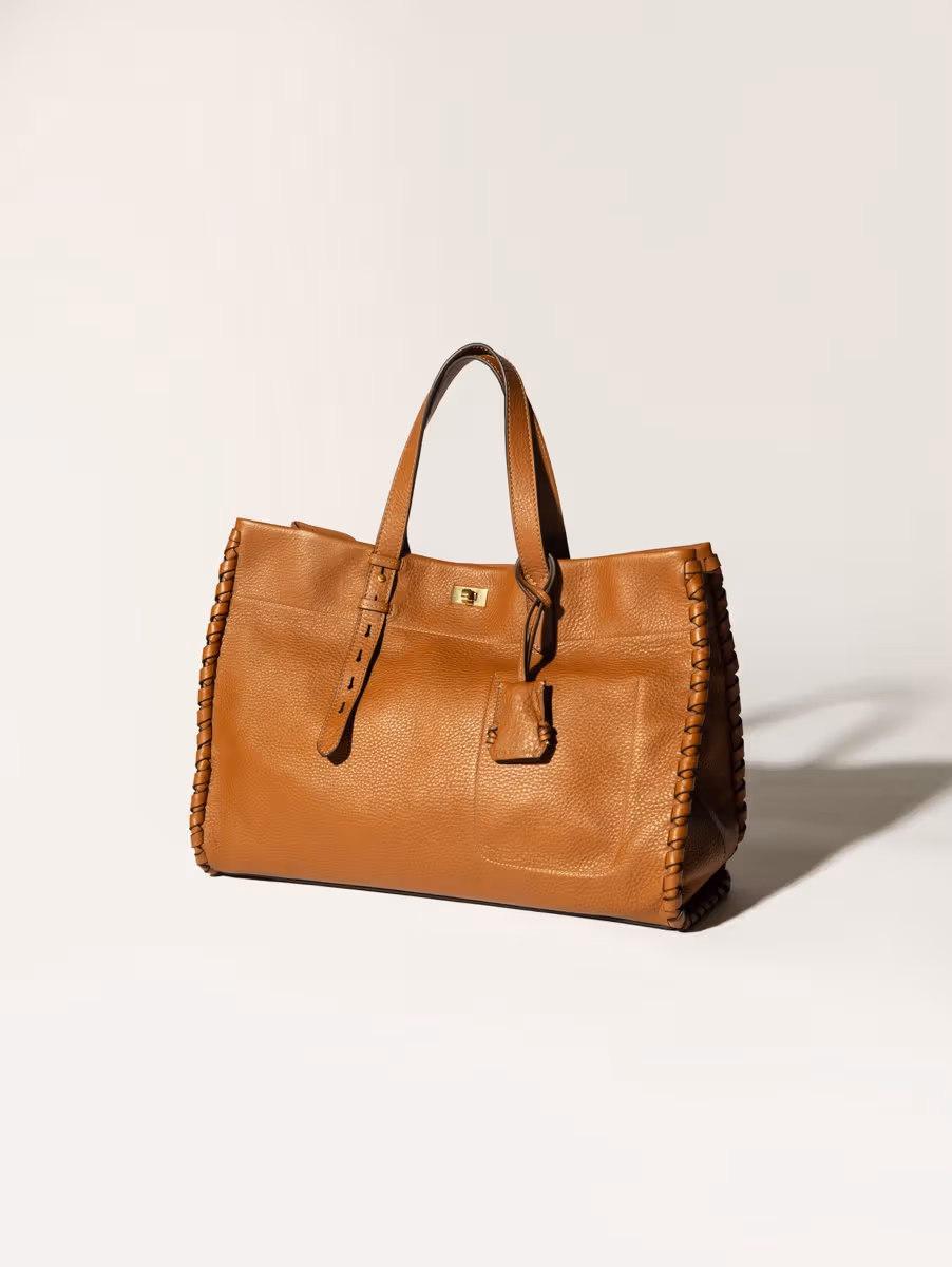 Brown Anya Hindmarch Mortimer tote bag