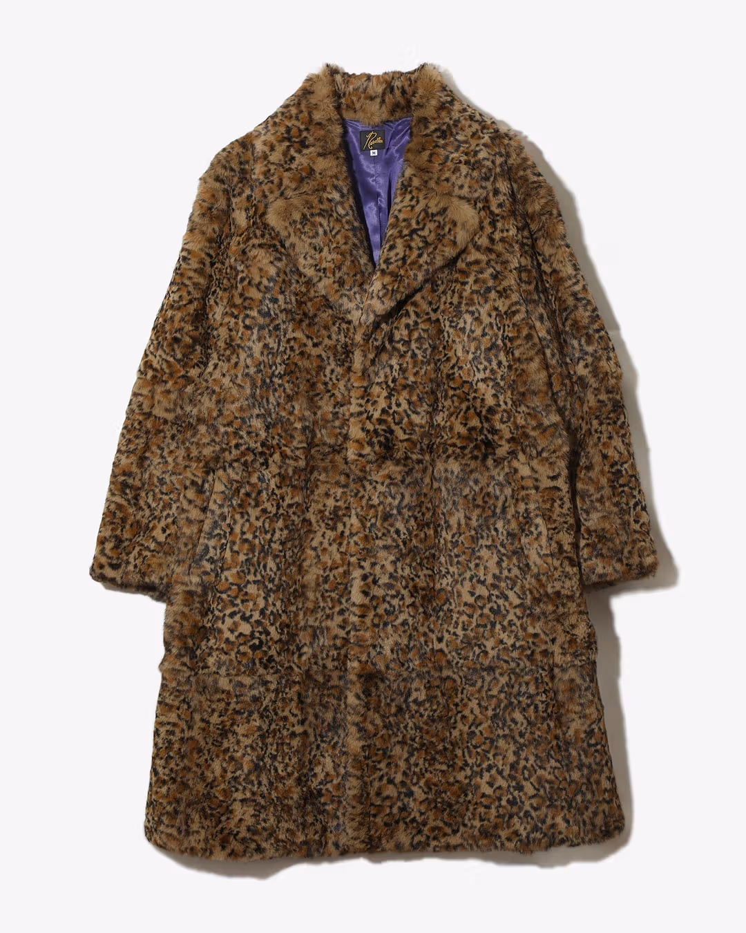 NEEDLES 豹紋 Rabbit Fur Coat 正面