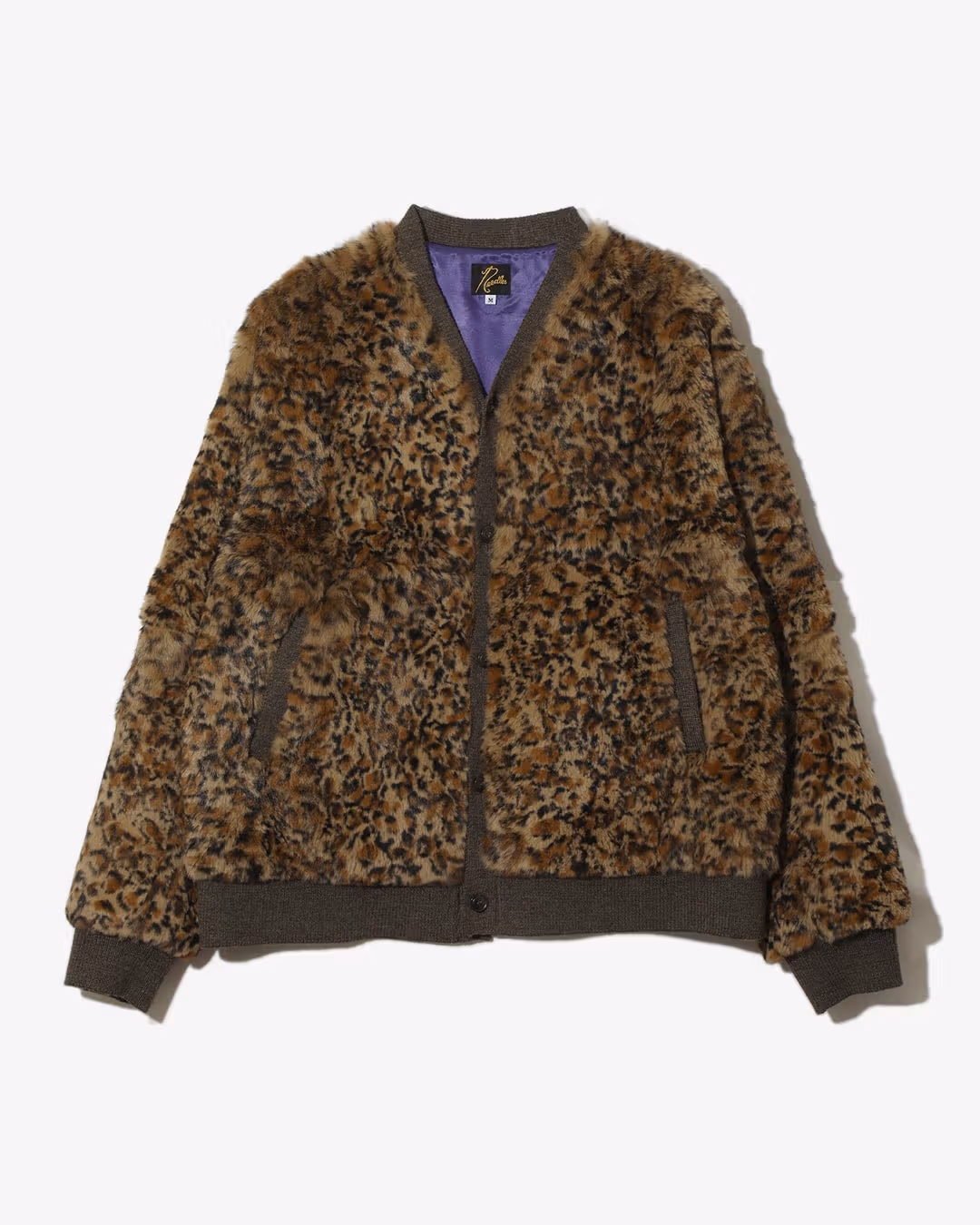 豹紋 Rabbit Fur Cardigan 正面