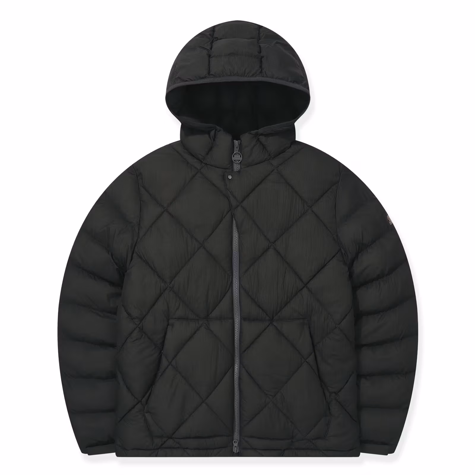 차콜 M BALL PADDING QUILTING JUMPER 합성 패딩 제품 사진. 대만 가격 NT$5,680.
