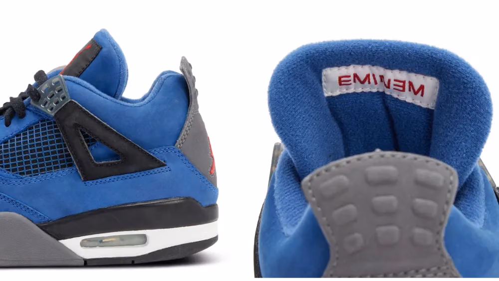 20 Years Later, Eminem's Friends-and-Family Air Jordan 4 "Encore" May Finally Drop — With Red Swapped for Purple